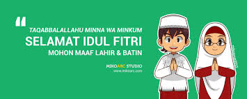 Gambar Kartun Muslim Idul Fitri Bestkartun