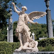 St Michael The Archangel Garden Angel Statue Angel Garden Statues Garden Angels Angel Statues