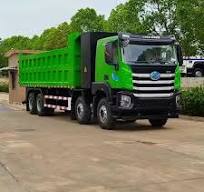 Saic Hongyan 8X4 Heavy-Duty Electric Dump Truck New Energy Dump Dump Truck  Electric Dump Dump Truck Ningde Times Battery Pack