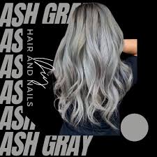 A trendy filipino hair color, ash brown is a medium shade of brown with a tinge of gray. Ash Very Ash Metallic Gray Silver Gray Hair Color Shopee Philippines