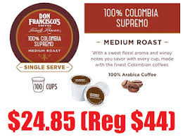 Caffeine in coffee has a bad reputation, with many claims that it increases the risk of cardiovascular disease, as well as bladder and kidney cancer. K Cup Coffee Sale 100 Pack Of Don Francisco S 100 Colombia Supremo Medium Roast Coffee K Cups 24 85 Reg 44 Free Shipping Or 22 36 With 5 Amazon Subscribe Save Discounts Heavenly Steals