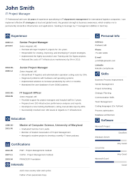 My Resume Zety Resume Template Professional Best Resume Template Resume Template Free