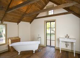 Accentuate the high ceiling to create a room with added visual interest. 18 Vaulted Ceiling Bathroom Designs Ideas Design Trends Premium Psd Vector Downloads