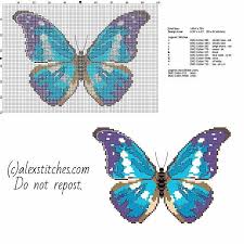 Bird Cross Stitch Patterns Free To Download Cross Stitches Butterfly Cross Stitch Patterns Beautiful Blue And Violet In 2020 Butterfly Cross Stitch Pattern Butterfly Cross Stitch Cross Stitch Patterns Free