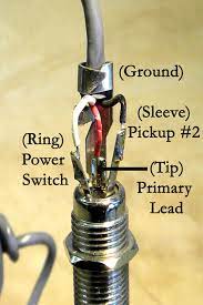 Your guitar jack has 2 leads, one for the channel and one for ground. Guitar Shop 101 The Abcs Of Output Jacks Premier Guitar