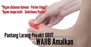 Check spelling or type a new query. Pantang Larang Pesakit Gout Wajib Diamalkan Azeniahmad Com