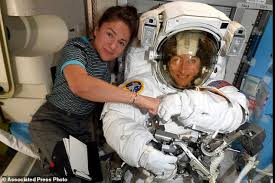 She was previously assistant professor of anesthesia. First Ever All Female Spacewalk Tomorrow With Nasa Astronauts Christina Koch And Jessica Meir Daily Mail Online