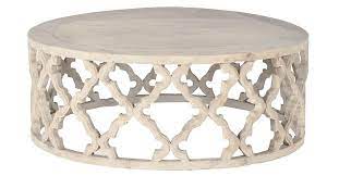 Looking for a rustic coffee table? Maxime Round Coffee Table Smoke Gray Elm Coffee Table Large Coffee Tables Rustic Coffee Tables