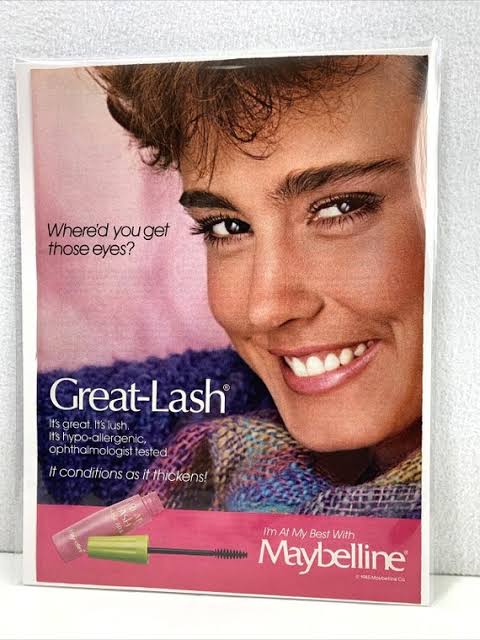 Vintage 1985 Print Ad Maybelline Great Lash Genuine Magazine Advertisement Paper - Etsy