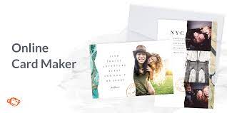 You can also print out your online greeting card and send it by snail mail. Online Card Maker Create Cards Online Picmonkey