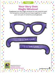 Printable children's crafts, coloring pages and more including projects for holidays, . Junie B Jones Printables And Activities Brightly