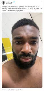 Swindon players fight with Port Vale fans after pitch invasion following  play-offs as Egbo blasts 'scummy' attackers