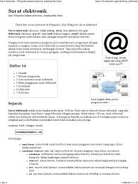 Surat elektronik (ratron) adalah layanan pengiriman surat (termasuk dokumen) melalui media. Surat Elektronik Wikipedia Bahasa Indonesia Ensiklopedia Bebas