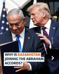 Kazakhstan, the largest and wealthiest country in Central Asia, will become  the first country in that region to join the Abraham Accords. The Abraham  Accords are a US-brokered pact to normalize relations
