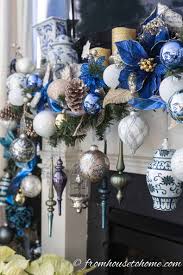 Classic blue willow design christmas ornament. Blue White Christmas Lights Blue Christmas Tree Ideas Novocom Top