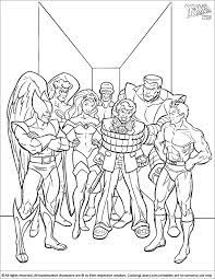 Free x men coloring pages. Free X Men Coloring Page Coloring Library