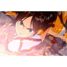 Advancing giant(s)) is an anime series based on the manga of the same name by hajime isayama. Shingeki No Kyojin Eren Anime Poster Sole Poster