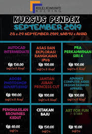 Majlis konvokesyen kolej komuniti negeri johor 2019 tarikh : Kursus Pendek September Tambah Kolej Komuniti Kuching Facebook