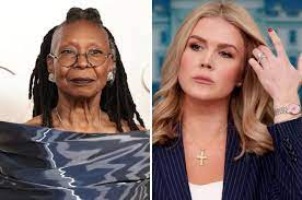 karoline leavitt and whoopi goldberg on the view