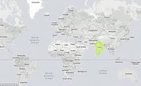 Hover your mouse over the map to highlight time zones. Interactive Map Reveals How The Us India And China Can All Fit Inside Africa Daily Mail Online