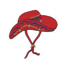 Red Hat Lady Western Neckerchief Iron On Patch Applique Red Hat Ladies Red Hats Red Hat Society