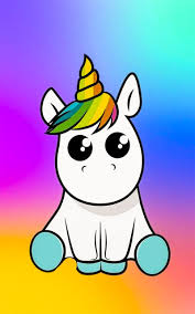 Photo de licorne a imprimer en couleurorganiser un jeu de piste demande tout de meme de la preparation soyez. Fond D Ecran Licorne Kawaii Cute766