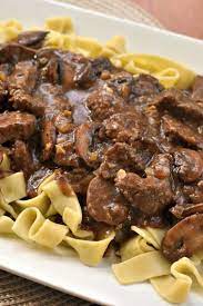 When shopping for beef, look for loin and round in the names of the cuts because these tend to be the leanest. One Skillet Savory Beef Tips And Gravy Small Town Woman