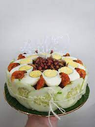 A simple savoury cake that is easy to build. Nasi Lemak Cake Special Birthday Cakes Nasi Lemak Cake
