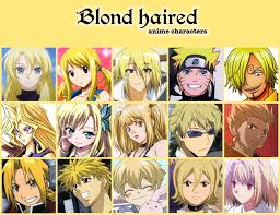 Question and answer in the anime club. Blond Haired Anime Characters By Jonatan7 On Deviantart