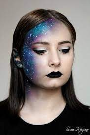 Diy Galaxy Costume Ideias De Maquiagem Maquiagem De Galaxia Tutoriais De Maquiagem