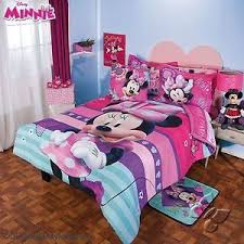 Minnie Mouse Bedroom Decor Luxury New Disney Minnie Mouse Fashion Purple Pink Forter Tempat Tidur