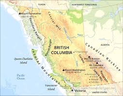 Learn how to create your own. Physical Map Of British Columbia
