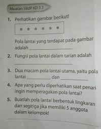 Pada kesempatan kali ini kami akan mengajak sahabat untuk belajar bersama mengenai soal tema 1 kelas 5 semester 1 kurikulum 2013 dan kunci jawaban nya. Tolong Jawab Soal Kelas 5 Sd Sbdp Brainly Co Id