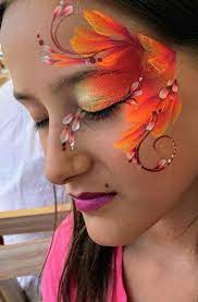 Blush 3d Sleeve Top Face Painting Halloween Face Painting Flowers Eye Face Painting