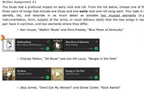 Each week, the whole show is posted hour by hour. Solved Written Assignment 1 The Blues Had A Profound Impact On Early Rock And Roll From The List Below Choose One Of Ty Three Pairs Of Songs Tha Course Hero