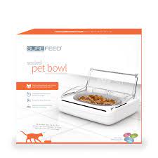 Shop petmate online for pet supplies, kennels, bedding and more. Sealed Pet Bowl With Motion Activated Lid Surefeed Mondou