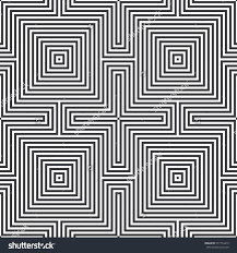 Black And White Optical Illusion Square Seamless Black And White Op Art Illusion Square Lines Pattern Geometric Coloring Pages Op Art Illusion Art