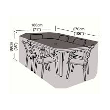 Check spelling or type a new query. Cover Up 6 Seater Rectangular Patio Set Cover 270cm