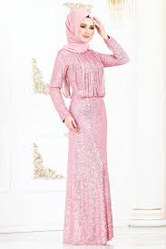 Modaselvim Abiye Seritli Pul Payet Abiye Ech7305 Pudra Elbiseler The Dress Elbise Modelleri