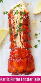 Garlic Butter Lobster Tails Crazy Delicious Oven Broiled Lobsters With Garlic Lemon Butter So Good Only 6 Eac Lobster Recipes Tail Seafood Recipes Recipes