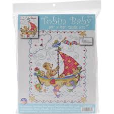 Discover a huge range of cross stitch kits, suitable for all levels. Tobin Stamped Quilt Cross Stitch Kit Sail Away 9323245 Hsn