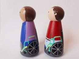 Dolls Like Me Disability Awareness Dolls Peg Dolls Wooden Etsy Peg Dolls Dolls Doll Sets