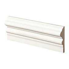 A dado rail, also known as a chair rail or surbase, is a type of moulding fixed horizontally to the wall around the perimeter of a room. Wickes Dado Rail Primed Mdf 18mm X 58mm X 2 4m Pack Of 4 Wickes Co Uk