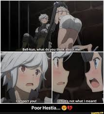 аниме в подземелье я пойду там красавицу найду 2 сезон Poor Hestia G Poor Hestia Ifunny Danmachi Anime Anime Harem Anime Funny