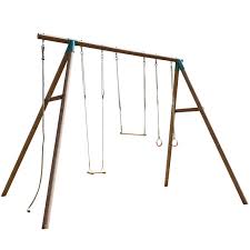 Balancoire en bois à québec. Portique Balancoire En Bois Soulet Galdar Pour Ados