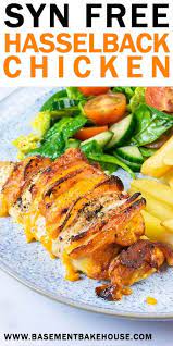 Easy Peasy Syn Free Hasselback Chicken Recipe Free Chicken Recipes Hasselback Chicken Slimming World Chicken Recipes