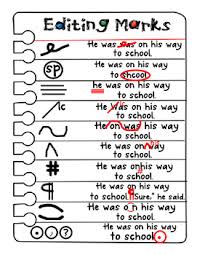 editing and proofreading symbols worksheet diigo groups