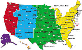 Understanding American Time Zones Time Zone Map Us Map Map