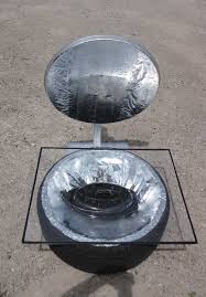 Providence Acres Our Diy Solar Oven Out Of An Old Car Tire Lots Of Pictures And Diy Video Plywood Base Cardboard I Solar Cooker Solar Oven Diy Diy Solar
