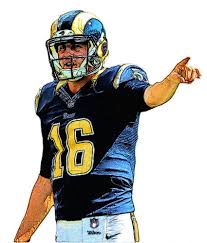 Jared Goff Rams Qb Nfl Football Art Football Illustration Rams Football